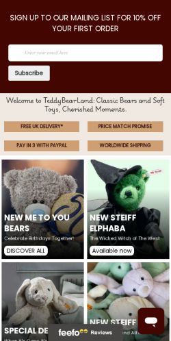 Mobile page screenshot