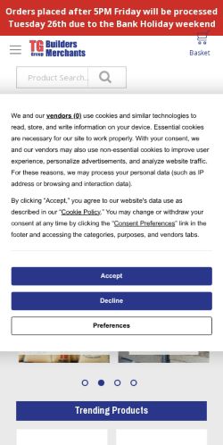 Mobile page screenshot