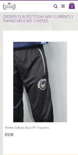 Mobile page screenshot