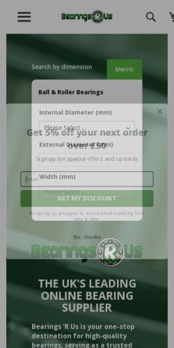 Mobile page screenshot