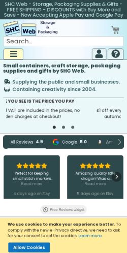 Mobile page screenshot