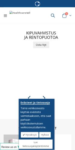 Mobile page screenshot