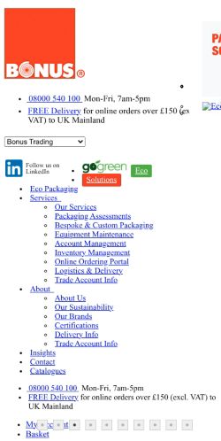 Mobile page screenshot