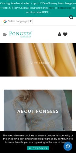 Mobile page screenshot