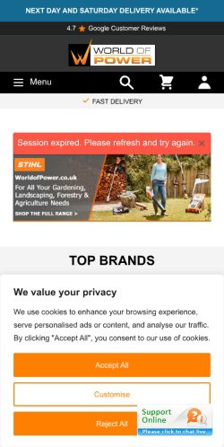 Mobile page screenshot