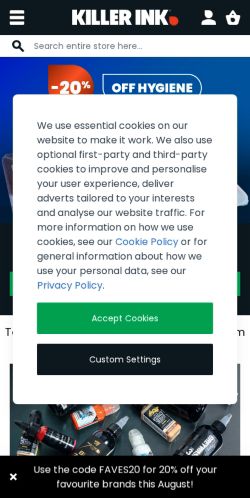 Mobile page screenshot