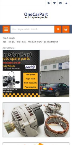 Mobile page screenshot