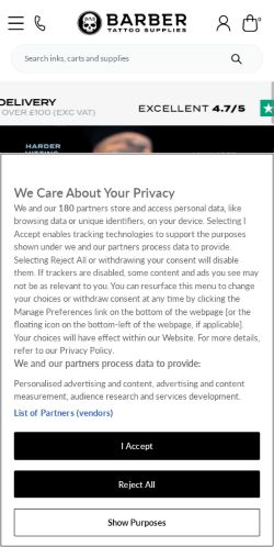 Mobile page screenshot