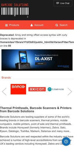 Mobile page screenshot