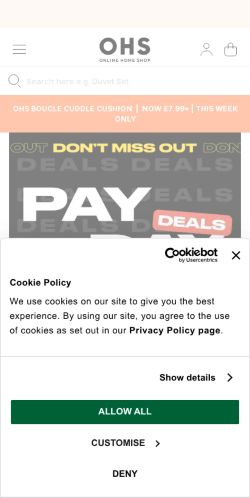 Mobile page screenshot