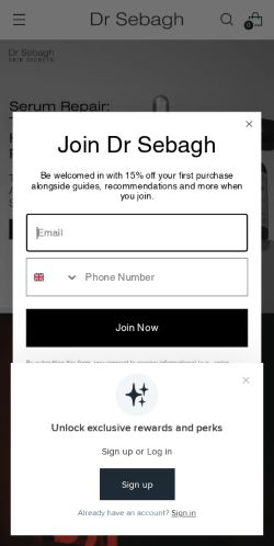 Mobile page screenshot