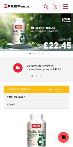 Mobile page screenshot