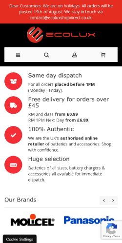 Mobile page screenshot