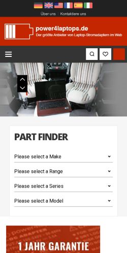 Mobile page screenshot