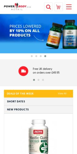 Mobile page screenshot
