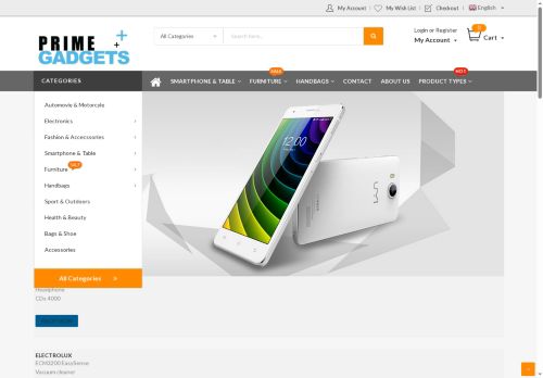 Desktop page screenshot