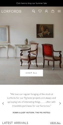 Mobile page screenshot