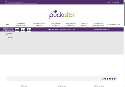 Desktop page screenshot
