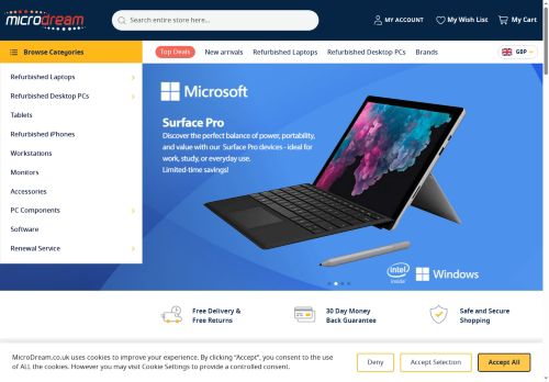 Desktop page screenshot