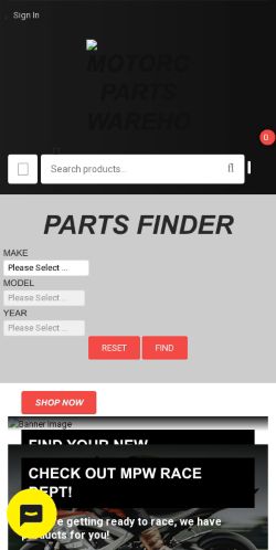 Mobile page screenshot
