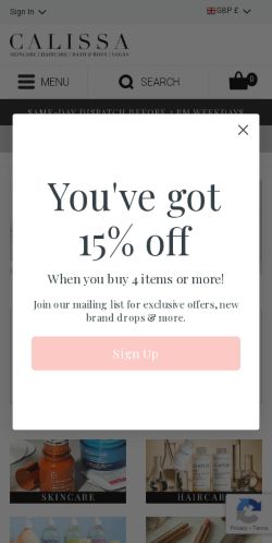Mobile page screenshot