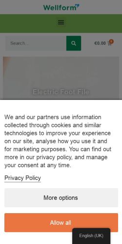 Mobile page screenshot