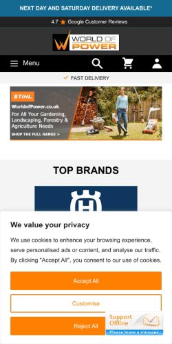 Mobile page screenshot