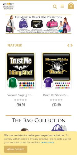 Mobile page screenshot