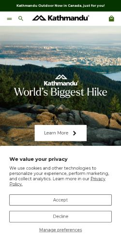 Mobile page screenshot