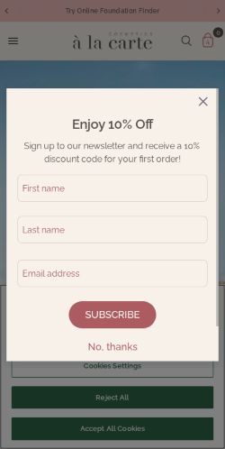 Mobile page screenshot