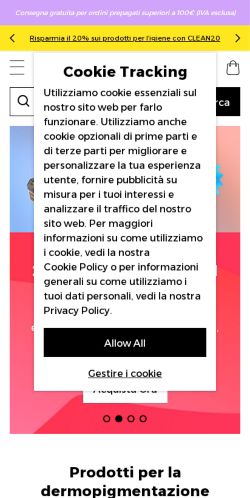 Mobile page screenshot