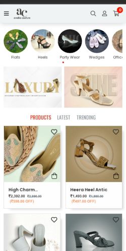 Mobile page screenshot