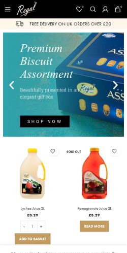 Mobile page screenshot