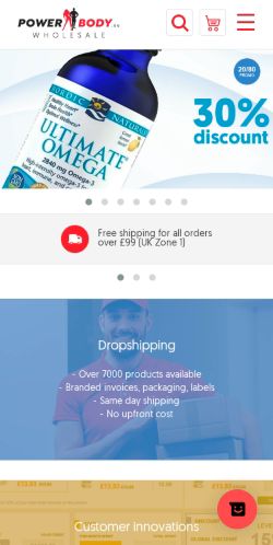 Mobile page screenshot