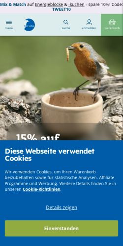 Mobile page screenshot