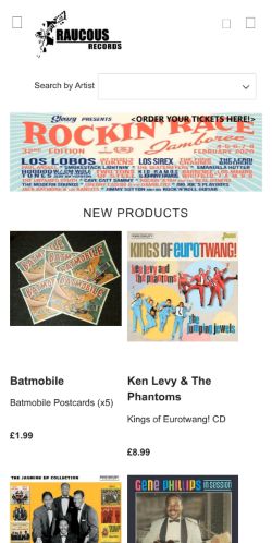 Mobile page screenshot