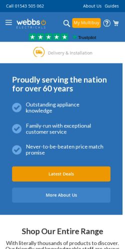 Mobile page screenshot