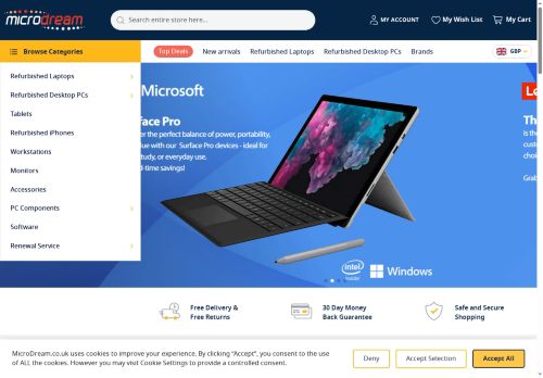 Desktop page screenshot