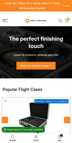 Mobile page screenshot