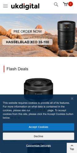 Mobile page screenshot