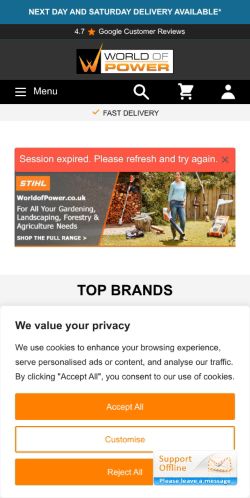 Mobile page screenshot