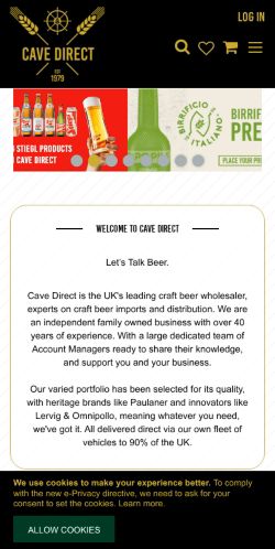 Mobile page screenshot