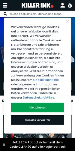 Mobile page screenshot