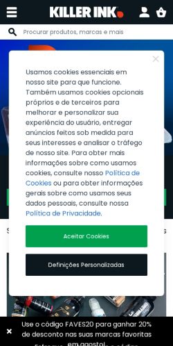 Mobile page screenshot