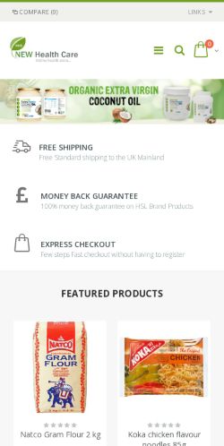 Mobile page screenshot