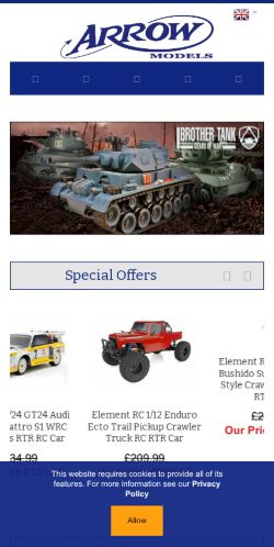 Mobile page screenshot