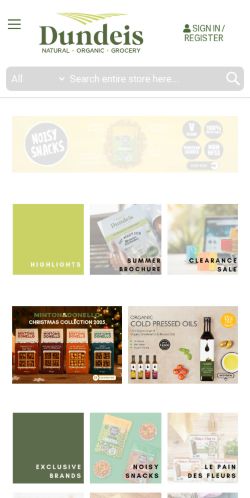 Mobile page screenshot