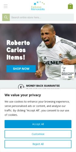 Mobile page screenshot