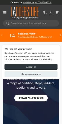 Mobile page screenshot
