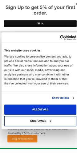 Mobile page screenshot